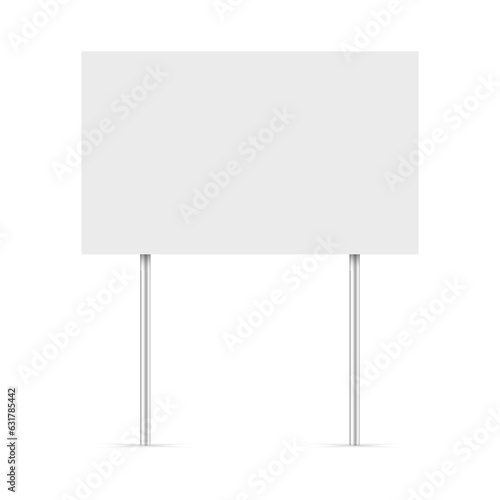 street sign mock up. vector road sign illustration.