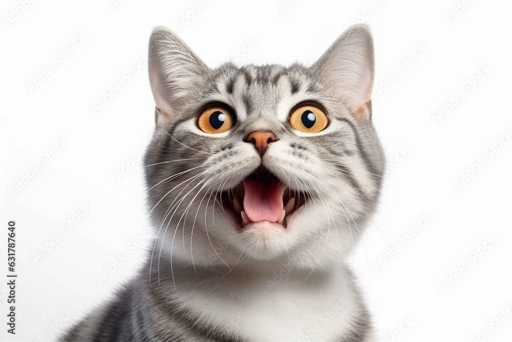 Happy cat portrait, Pet calendars and planners, Pet accessories, white background