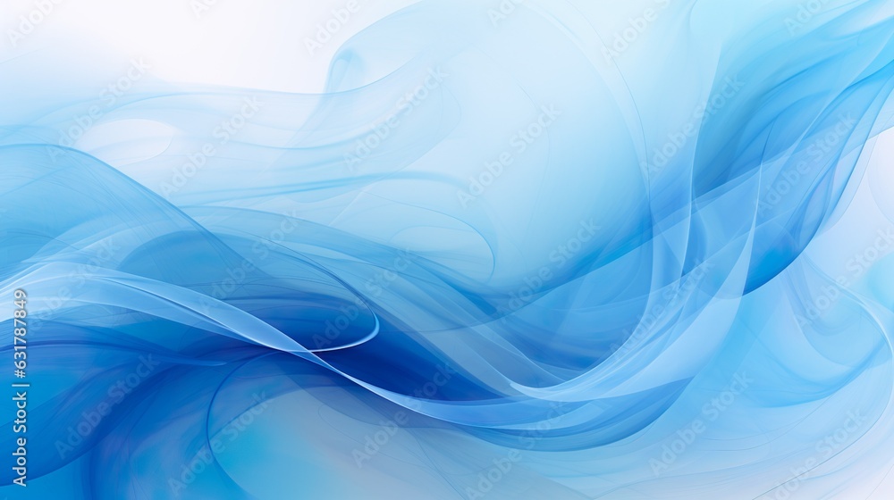 Fototapeta premium modern abstract blue background design with layers of blue and white textured lines and waves