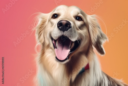 Happy dog portrait, Dog food, Pet greeting cards © Pavel