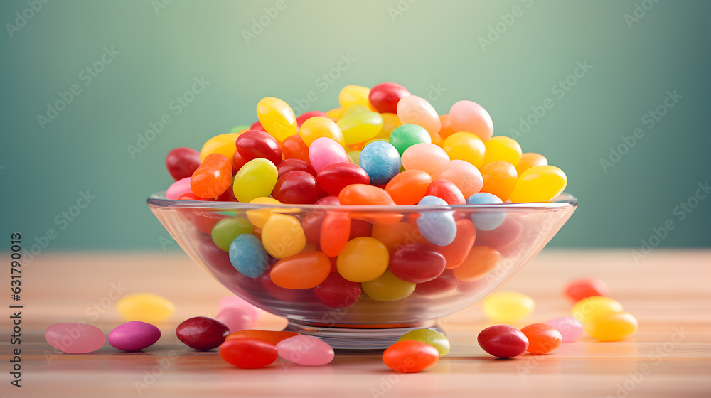 Colorful Candies Bowl Colorful Candies Bowl