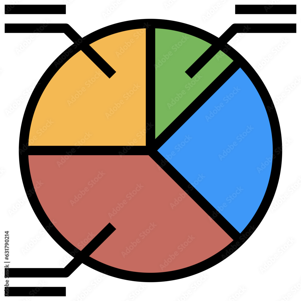 PIE line icon,linear,outline,graphic,illustration PIE line icon,linear,outline,graphic,illustration