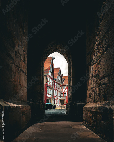Old town street view
