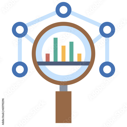 loupe line icon,linear,outline,graphic,illustration