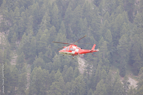 helicopter in flight