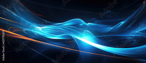 abstract fusion plasma wave glowing energy background