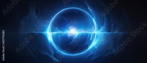 abstract fusion reaction concept background