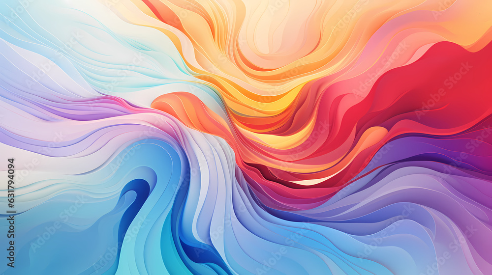 abstract and illustrative modern desktop wallpaper designs with colourful combination. Generative Ai abstract and illustrative modern desktop wallpaper designs with colourful combination. Generative Ai