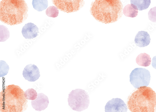 水玉の背景素材