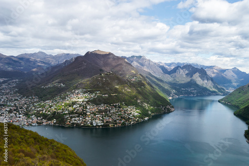 Panoramic view of Lake Lugano © Collab Media
