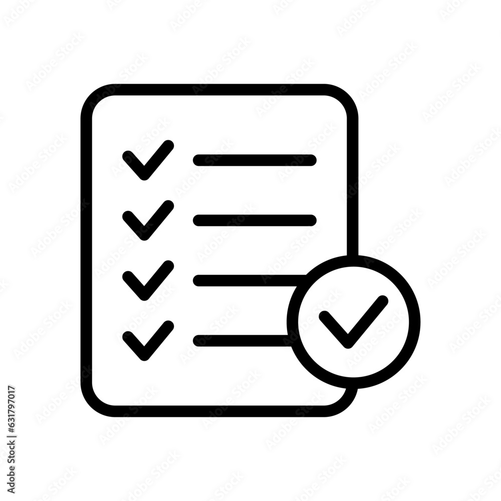 Document checklist icon. Report vector icon on white isolated background. Paper sheet business concept. Document checklist icon. Report vector icon on white isolated background. Paper sheet business concept.