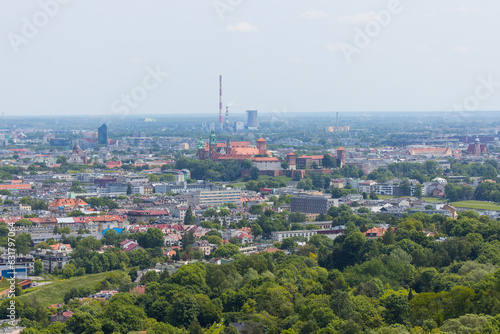 Cityscape of Krakow in Poland