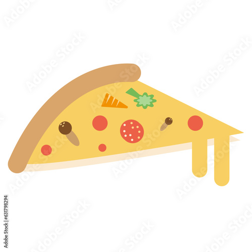 pizza illustration Vector