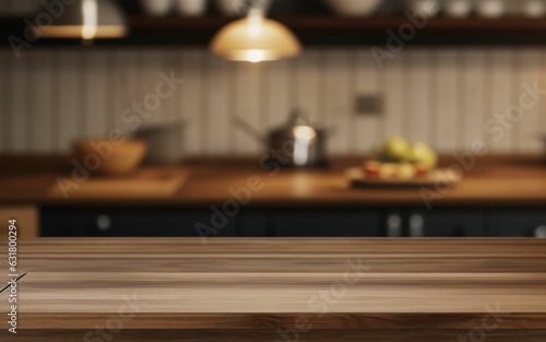 wooden kitchen table © BRUNA