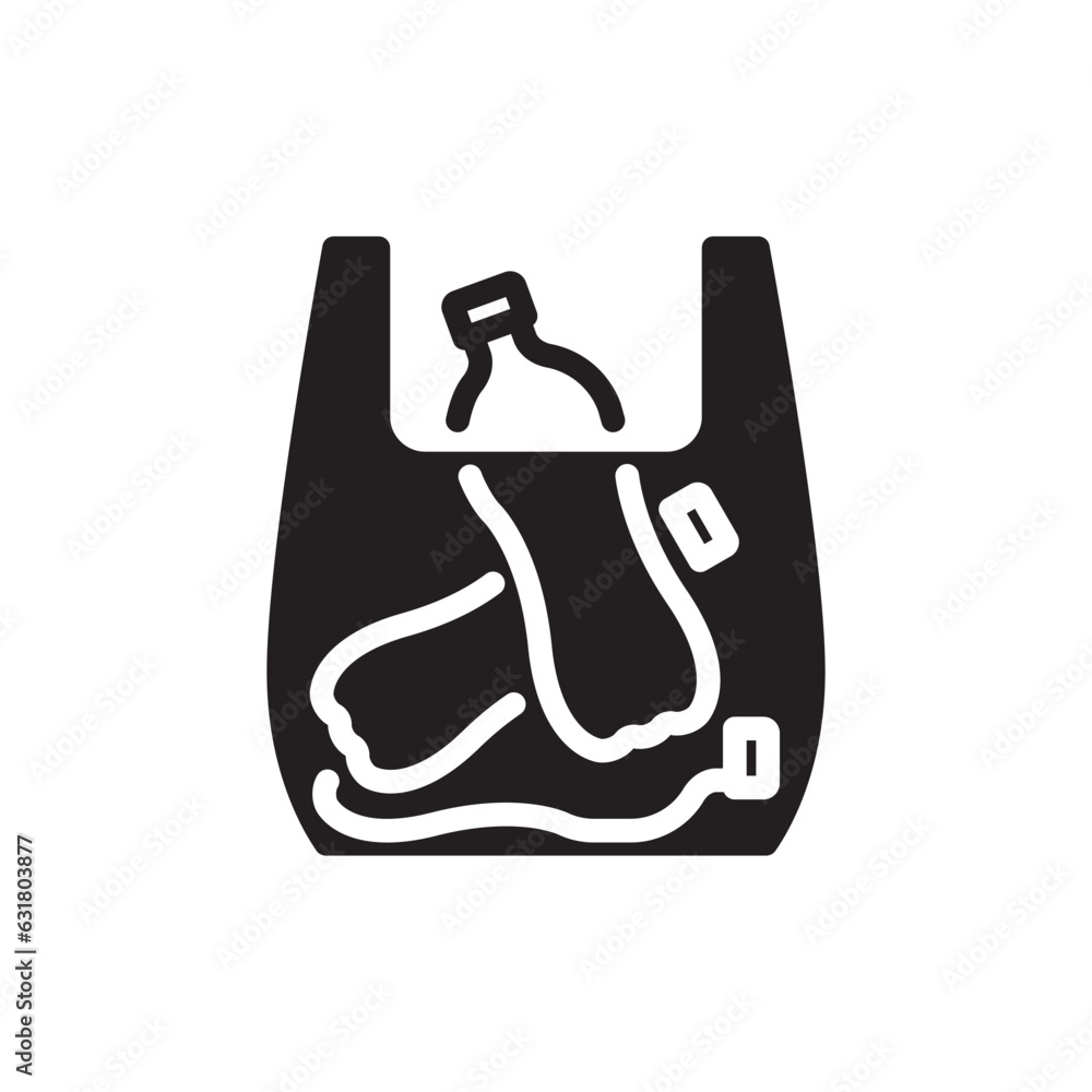Plastic glyph vector icon isolated. Plastic stock vector icon for web, mobile app and ui design Plastic glyph vector icon isolated. Plastic stock vector icon for web, mobile app and ui design