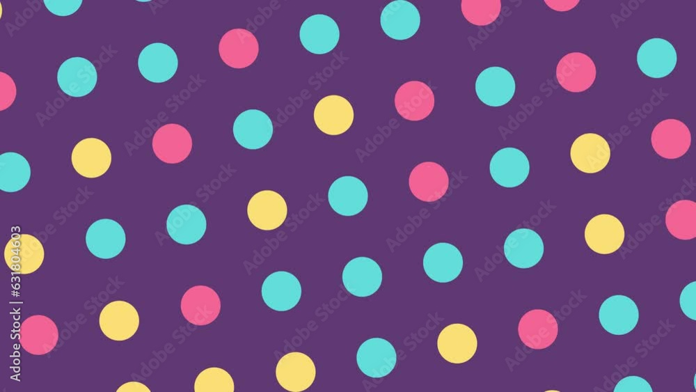 Colorful dotted animation background Colorful dotted animation background