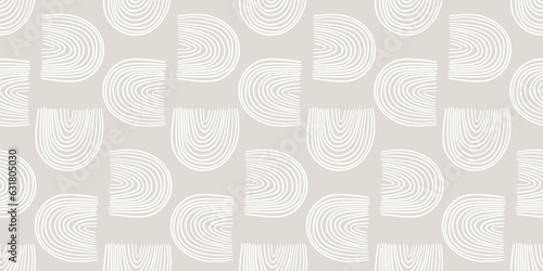 Fototapeta Naklejka Na Ścianę i Meble -  Minimal elegant seamless pattern background print