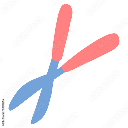 garden scissors illustration vector