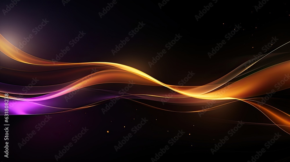 Fototapeta premium Black, gold, purple, background design