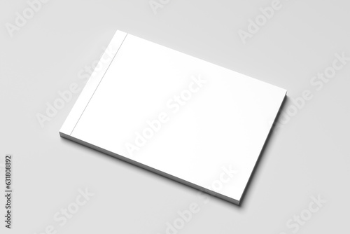 Cover A4 Landscape Magazine Blank Mockup