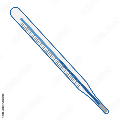 Medical thermometer vector image isolated on white background, clipart