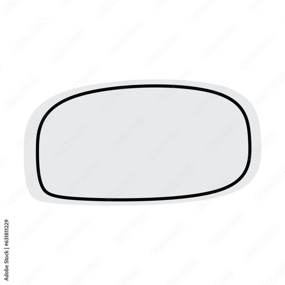 Abstract rectangle shape for text frame background and texture in a organic blob vector illustration Abstract rectangle shape for text frame background and texture in a organic blob vector illustration
