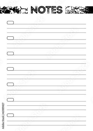 Notebook Paper Pages. graphing digital paper for personal and commercial use. clean and multiple planning usable sheets.