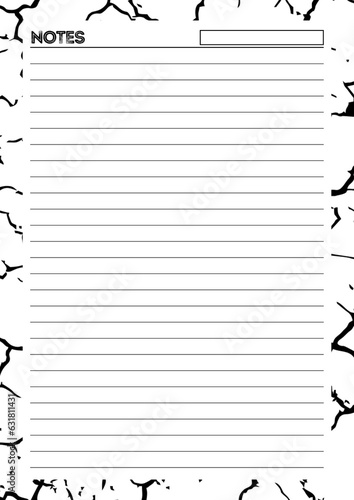 Notebook Paper Pages.  graphing digital paper for personal and commercial use. clean and multiple planning usable sheets.