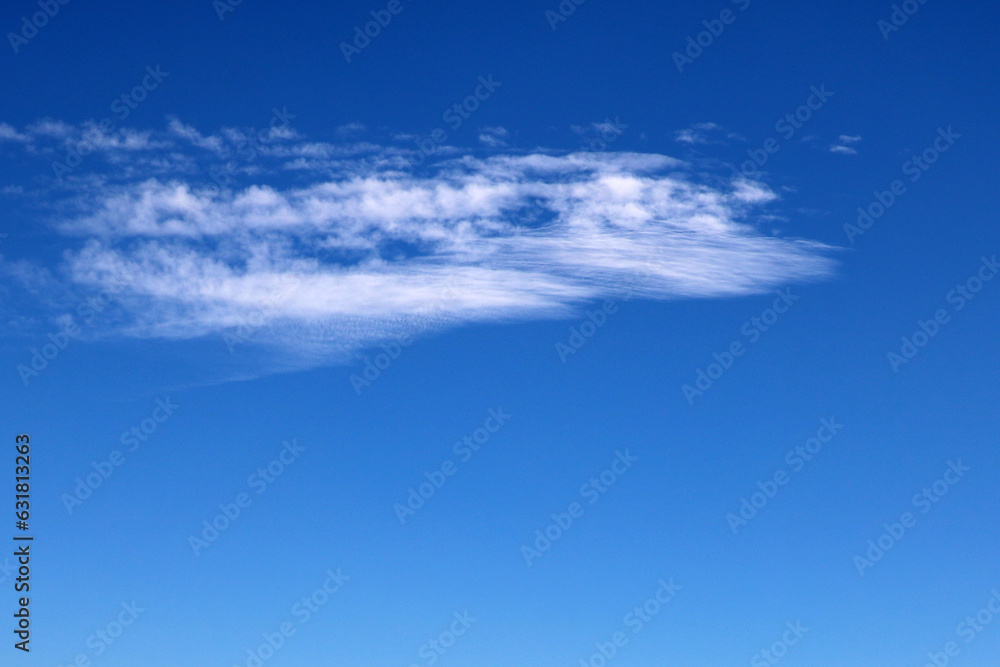 Blue beautiful sky with a big white cloud. Blue beautiful sky with a big white cloud.