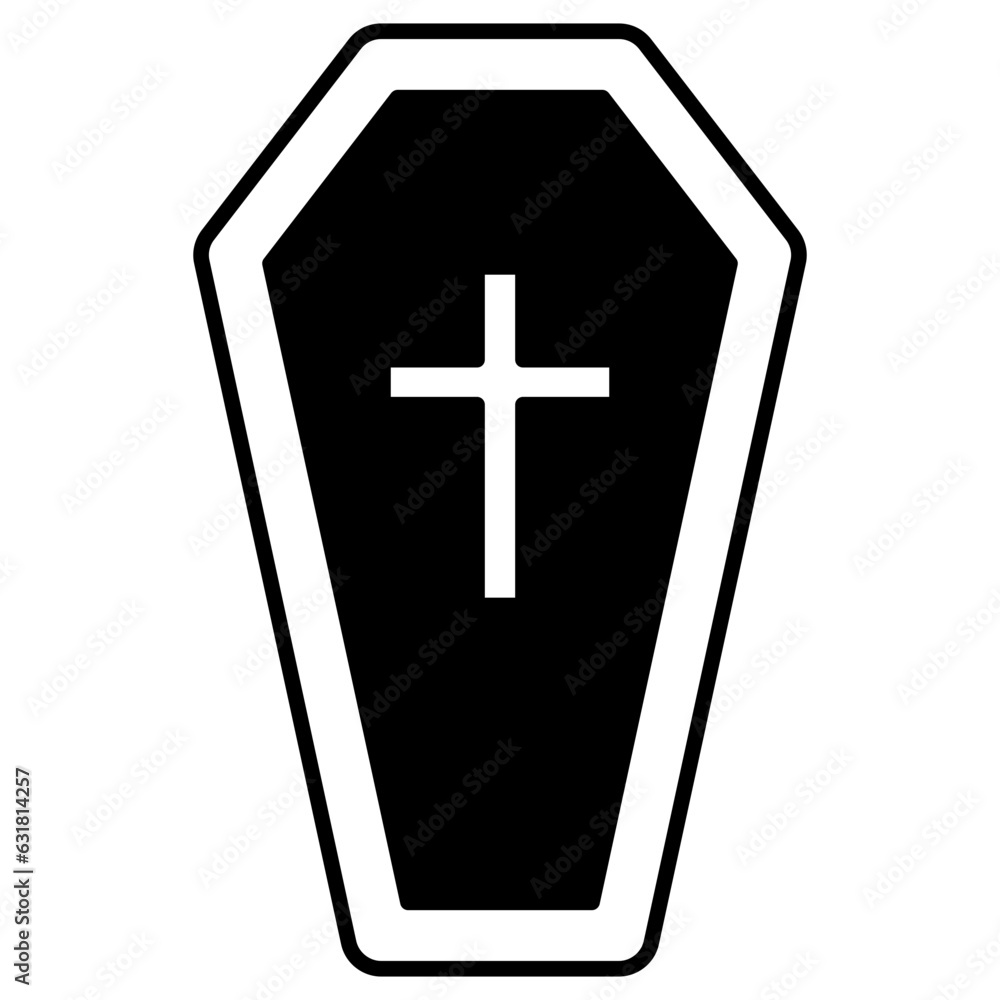 Obraz premium casket wooden