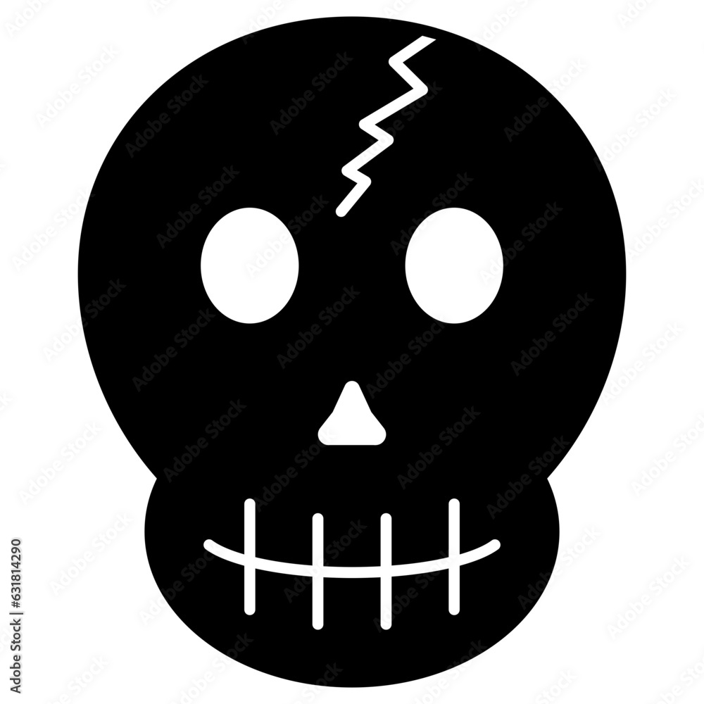 Fototapeta premium skull icon