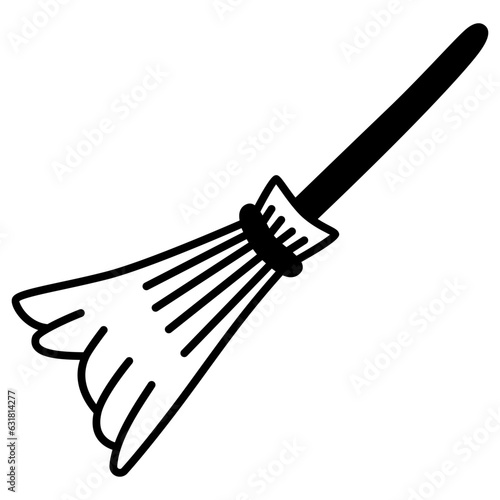 illustration of a broomstick