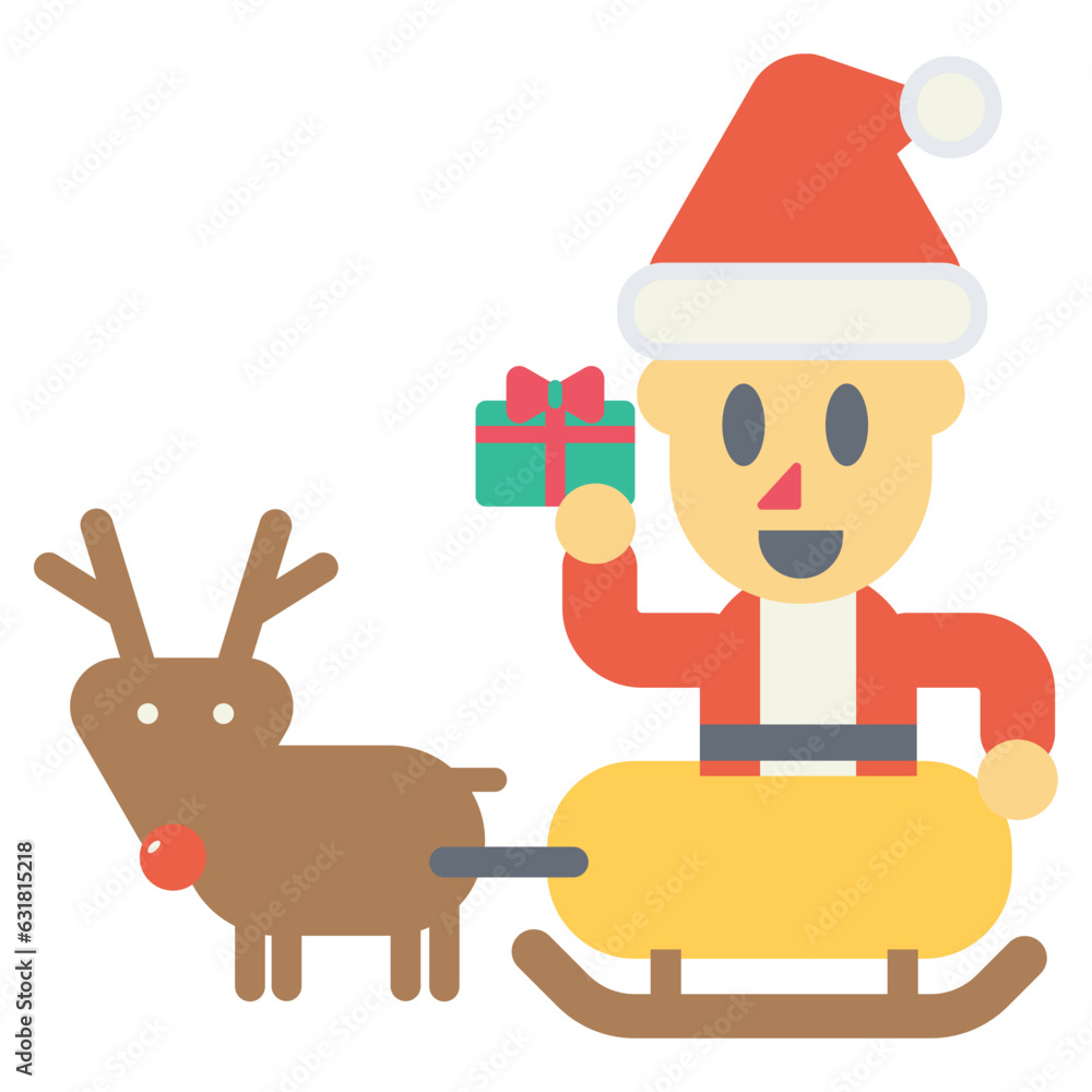 Fototapeta premium santa claus illustration vector