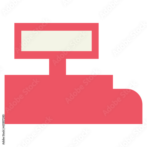 cashier machine illustration vector