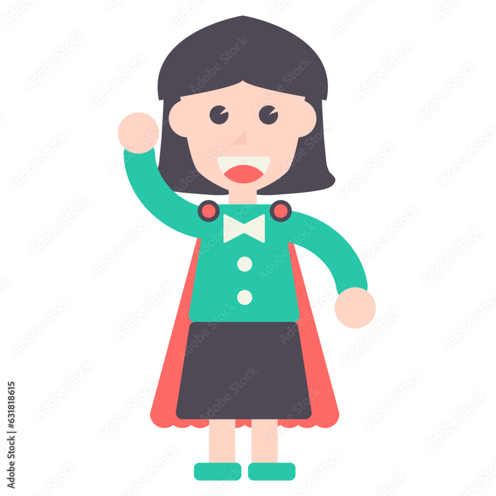 super mom illustration Vector super mom illustration Vector
