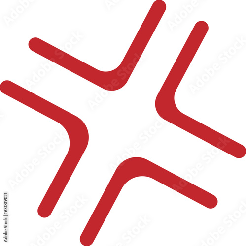 만화 효과 표현 모양 벡터 일러스트