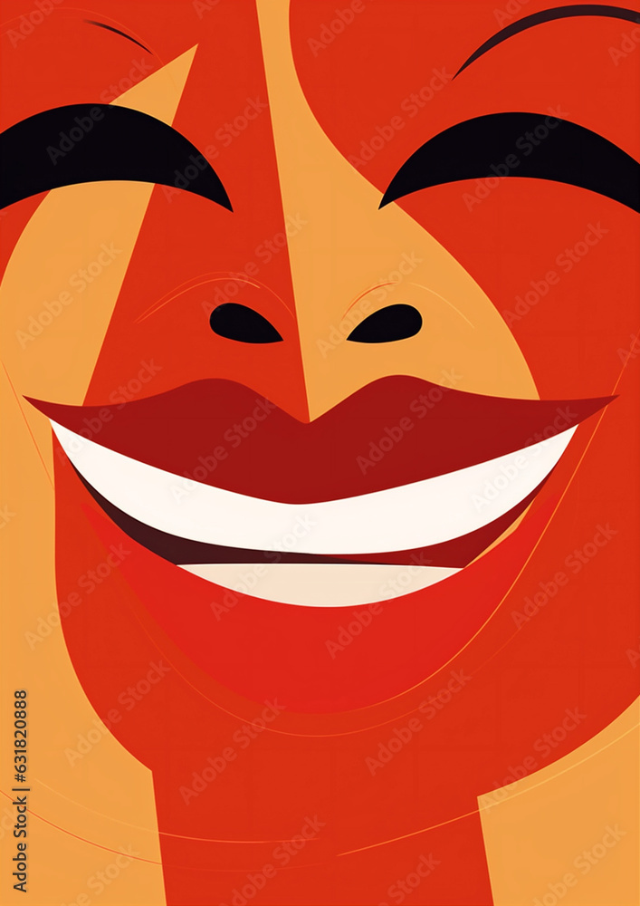 woman fashion illustration pop toothpaste red poster retro teeth lipstick lip. Generative AI. woman fashion illustration pop toothpaste red poster retro teeth lipstick lip. Generative AI.