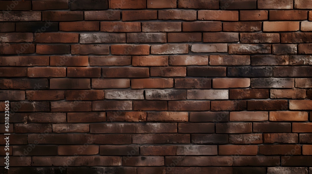 Close Up of a Brick Wall in dark brown Colors. Vintage Background
Close Up of a Brick Wall in dark brown Colors. Vintage Background