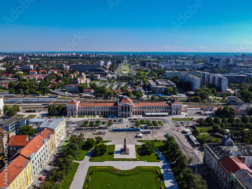 Zagreb landscape, city center