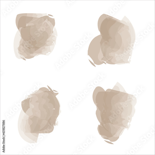 Free vector soft watercolor splash stain background