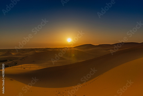 Wüstenlandschaft_Sonnenuntergang_Abu_Dhabi