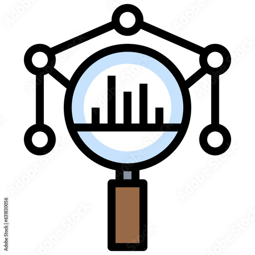 loupe line icon,linear,outline,graphic,illustration