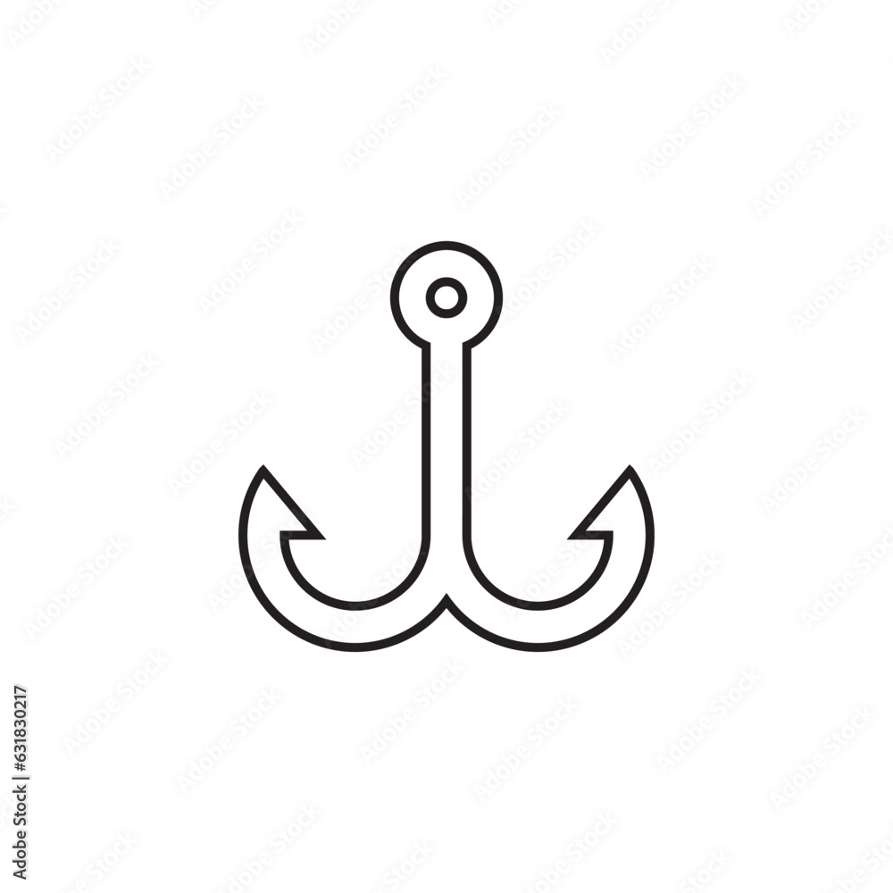 fish hook icon fish hook icon