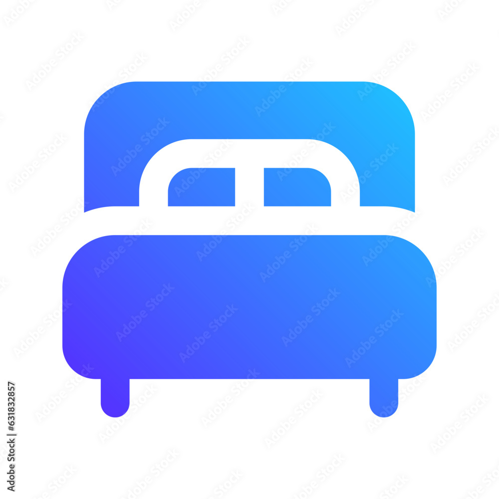 bed gradient fill icon bed gradient fill icon