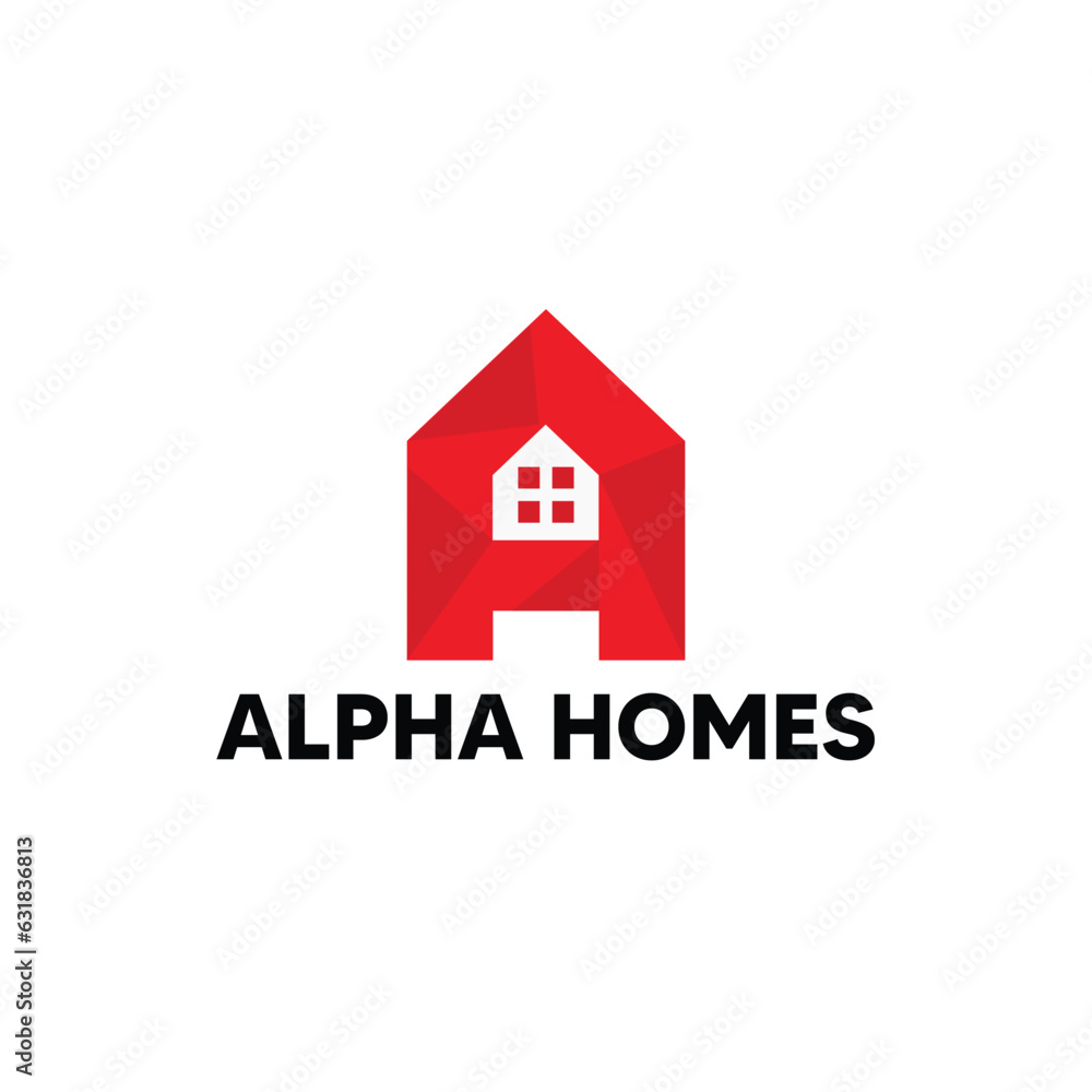 real estate concept, A+H Concept design, Property business logo design