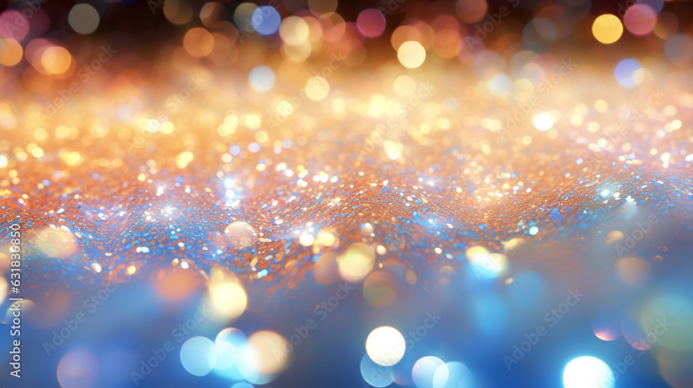 glitter vintage lights background ai generated