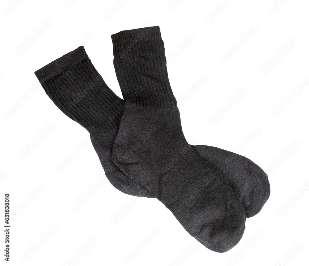 a pair of black socks a pair of black socks