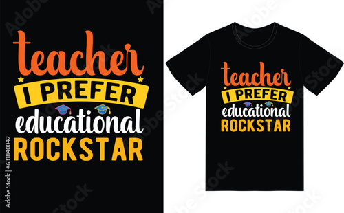 teacher i prefer educational rockstar vintage 