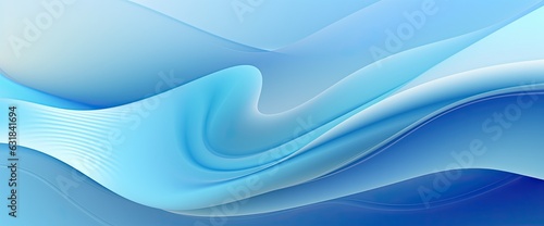 Blue abstract background design. Modern wavy line pattern.