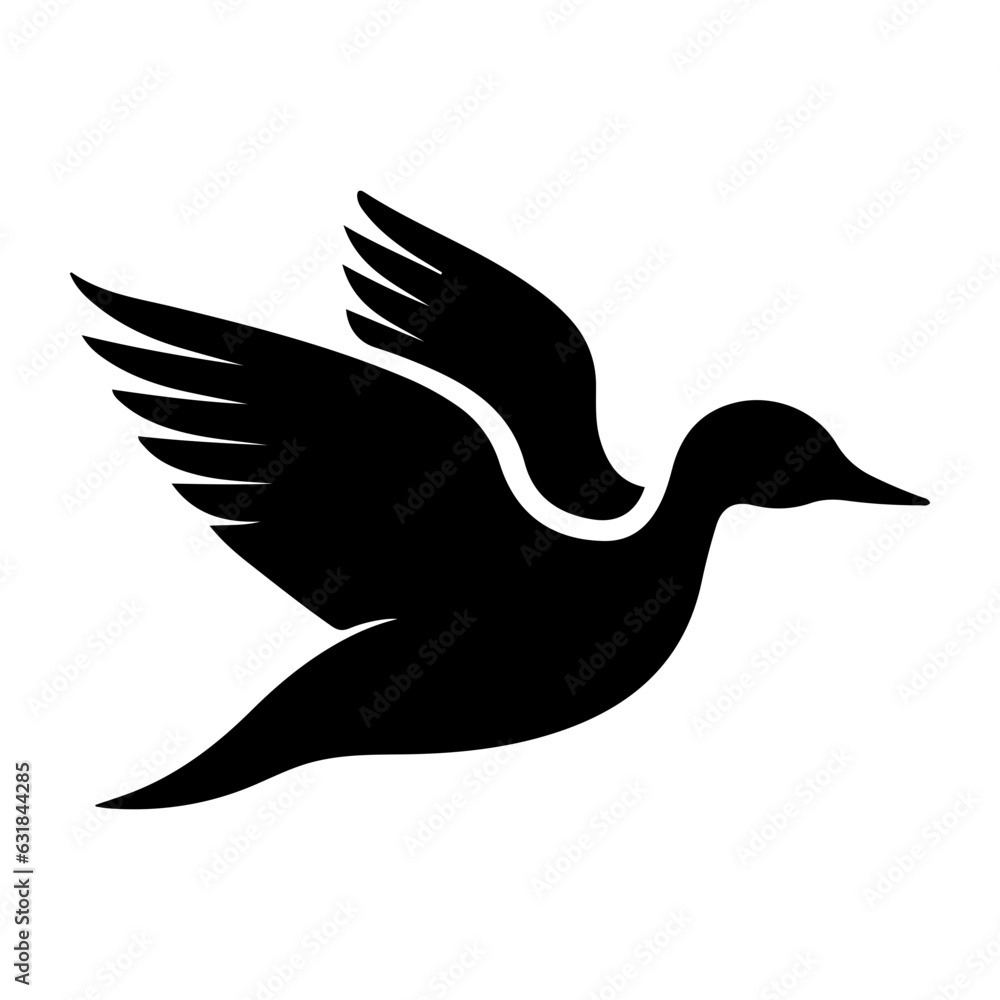 Obraz premium Duck vector logo illustration